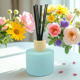 Reed Diffuser Mint Blue Round Jar Various Fragrances