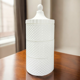 Three Stack Candle Trio – Customisable Fragrance Set Gloss White