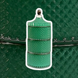 Three Stack Candle Trio – Customisable Fragrance Set Royal Teal with Silver Trim