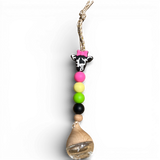 Fragrance Diffuser/Car Diffuser Cow Print With Bow