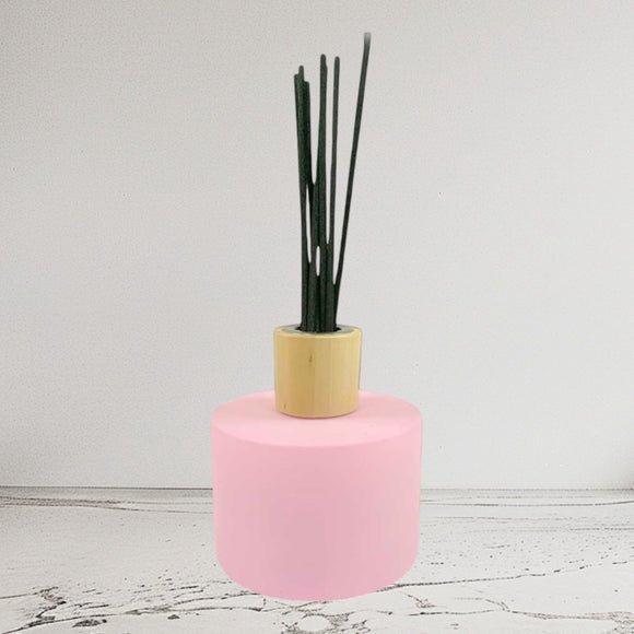 Reed Diffuser Pink Round Jar Various Fragrances